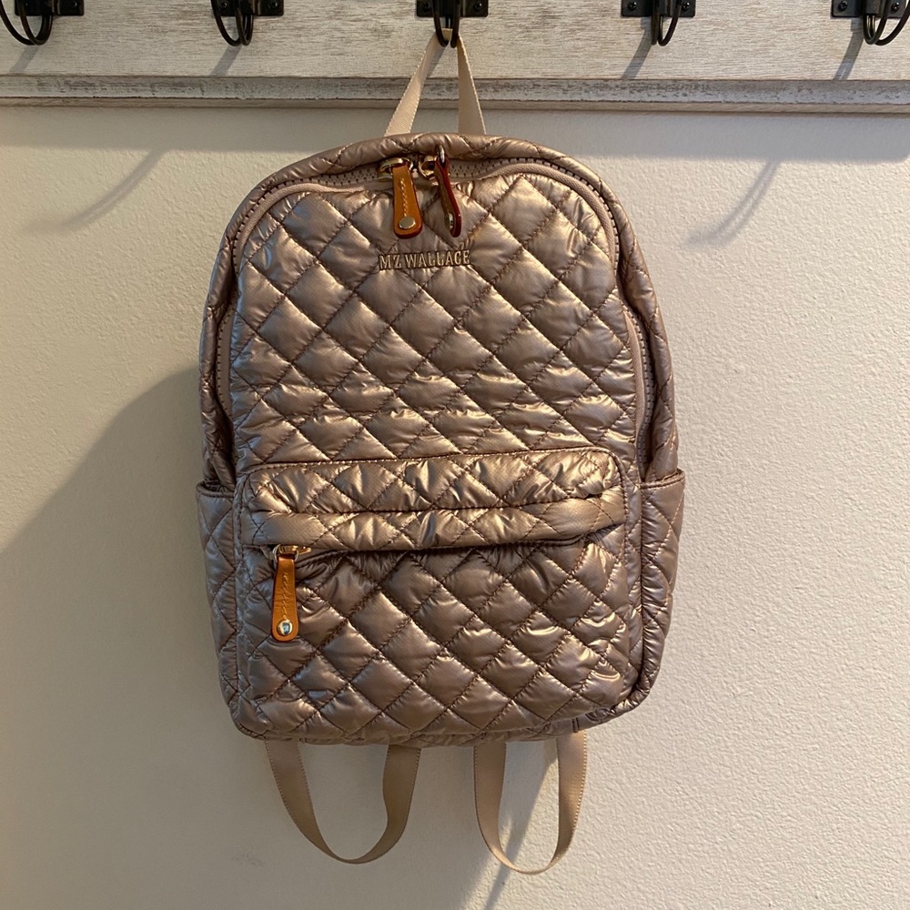 MZ Wallace Rose Gold Backpack